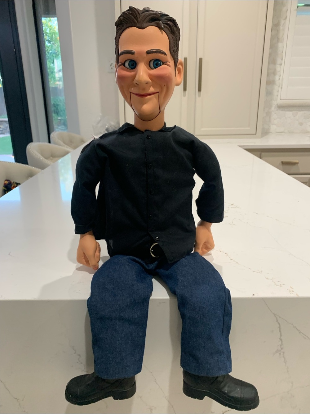 LITTLE JEFF Dunham Semi-Pro Ventriloquist Dummy Jeff Dunham